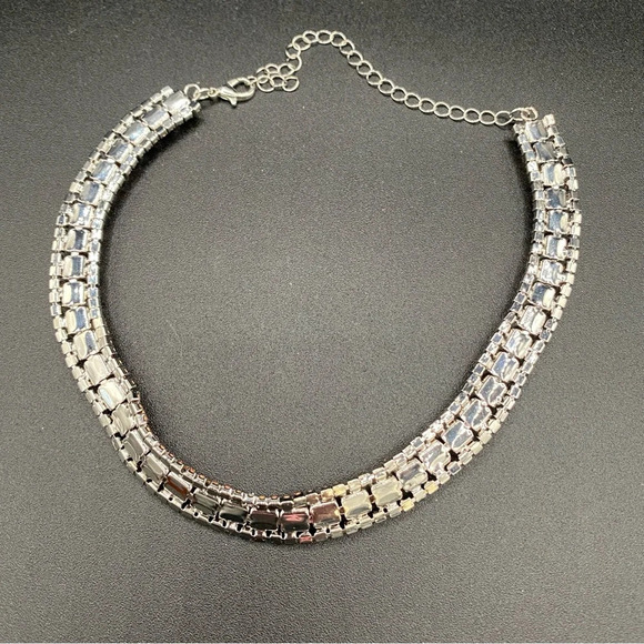 Gorgeous Multicolored Rainbow Pink Sparkly Rhinestone Choker - Picture 7 of 11